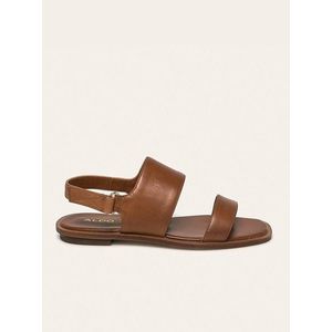 Hnedé dámske kožené sandále ALDO Sula vyobraziť