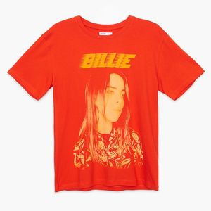 Cropp - Tričko s potlačou Billie Eilish - Červená vyobraziť