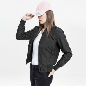 Dámska bunda URBAN CLASSICS Light Bomber black Veľkosť: M, Pohlavie: dámske vyobraziť