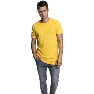 Pánske tričko URBAN CLASSICS Shaped Long Tee chrome yellow Veľkosť: XS, Pohlavie: pánske vyobraziť
