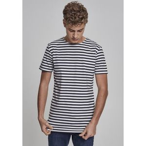 Pánske tričko URBAN CLASSICS Stripe Tee nvy/wht Veľkosť: XL, Pohlavie: pánske vyobraziť