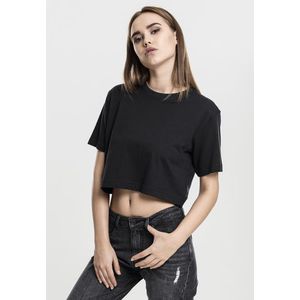 Dámske tričko Urban Classics Ladies Short Oversized Tee čierne Veľkosť: XL, Pohlavie: dámske vyobraziť