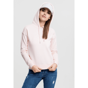 Dámska mikina URBAN CLASSICS Ladies Hoody ružová Veľkosť: XL, Pohlavie: dámske vyobraziť