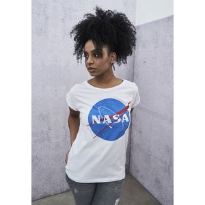 Dámske tričko MR.TEE Ladies NASA Insignia Tee Farba: white, Veľkosť: 3XL vyobraziť