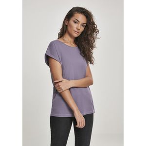 Dámske tričko Urban Classics Ladies Extended Shoulder Tee dustypurple Pohlavie: dámske, Velikost: XL vyobraziť
