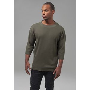 Pánske tričko URBAN CLASSICS Thermal Boxy Tee olive Veľkosť: M, Pohlavie: pánske vyobraziť