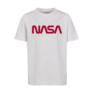Detské tričko MR.TEE Kids NASA Worm Logo Tee Farba: white, Veľkosť: 110/116 vyobraziť