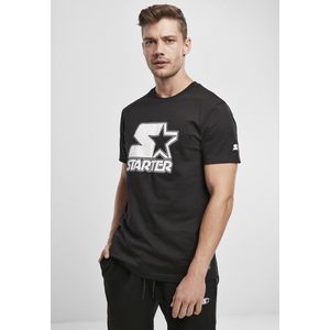 Pánske tričko Starter Contrast Logo Jersey Farba: black, Veľkosť: L vyobraziť