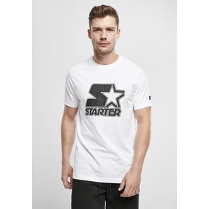 Pánske tričko Starter Contrast Logo Jersey Farba: white, Veľkosť: L vyobraziť