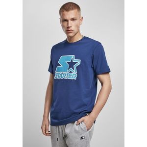Pánske tričko Starter Contrast Logo Jersey Farba: space blue, Veľkosť: L vyobraziť