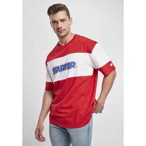 Pánske tričko Starter Block Jersey Farba: city red/white, Veľkosť: L vyobraziť