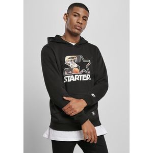 Pánska mikina Starter All Net Hoody Farba: black, Veľkosť: L vyobraziť