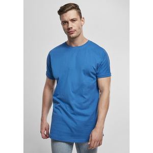 Pánske tričko URBAN CLASSICS Long Shaped Turnup Tee sporty blue Veľkosť: M, Pohlavie: pánske vyobraziť
