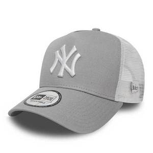 Šiltovka New Era 9Forty Trucker Clean 2 NY Yankees šedá Farba: Šedá vyobraziť