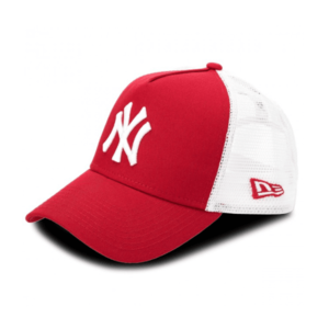 Šiltovka New Era 9Forty Trucker Clean NY Yankees červená Farba: Červená vyobraziť