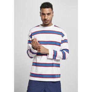 Pánske tričko URBAN CLASSICS Light Stripe Oversized white/blue Veľkosť: XL, Pohlavie: pánske vyobraziť
