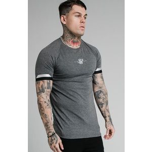SIK SILK Pánske tričko SikSilk Dual Cuff Tech grey Veľkosť: M vyobraziť