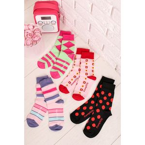 Dámske viacfarebné ponožky Box - darčekové balenie vyobraziť