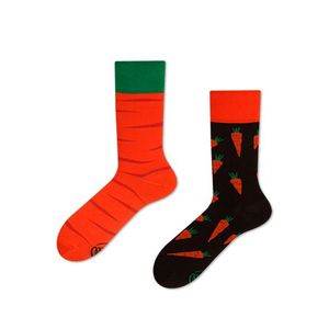 Oranžovo-čierne ponožky Garden Carrot vyobraziť