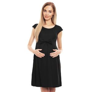 Čierne tehotenské šaty 0129 vyobraziť