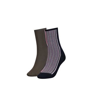 Modro-zelené ponožky Monogram Sock - dvojbalenie vyobraziť