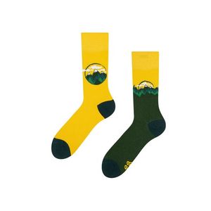 Žlto-zelené ponožky Peaks vyobraziť