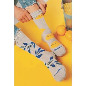Sivo-žlté ponožky Citronista vyobraziť