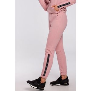Ružové teplákové nohavice M553 vyobraziť