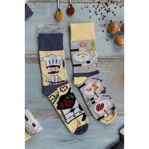 Viacfarebné ponožky Kitchen vyobraziť