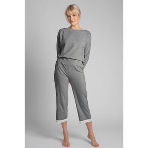 Sivé pyžamové nohavice LA041 vyobraziť