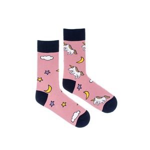 Ružové ponožky Unicorn vyobraziť