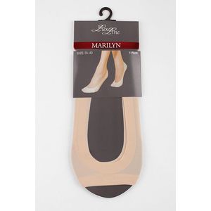 Telové balerínkové ponožky s otvorenou špičkou Lux Line Nf New vyobraziť