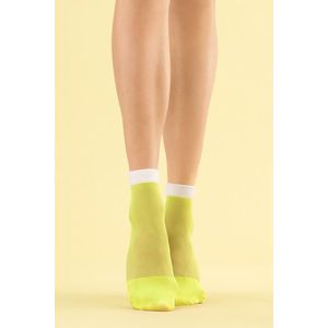 Neónovo-žlté ponožky Juicy Lime 8DEN vyobraziť