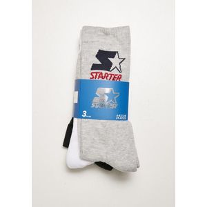 Starter Crew Socks heathergrey/black/white - 35–38 vyobraziť