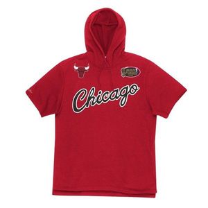 Sweatshirt Mitchell & Ness Chicago Bulls Gameday S/S FT Hoody scarlet - M vyobraziť