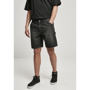 Urban Classics Carpenter Jeans Shorts real black washed - 28 vyobraziť