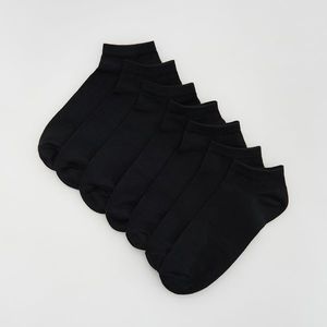 Reserved - Súprava 7 párov neviditeľných ponožiek - Čierna vyobraziť