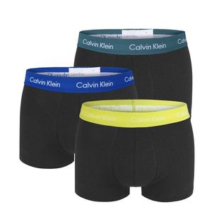 CALVIN KLEIN - 3PACK cotton stretch black boxerky s farebným pásom - limitovaná edícia -L (91-96 cm) vyobraziť