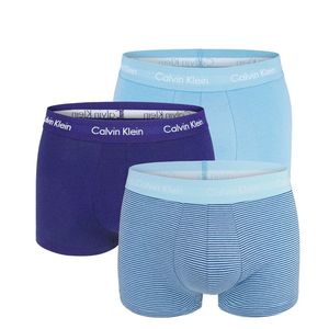 Calvin Klein - 3PACK cotton stretch blue stripes boxerky - limitovaná edícia-L (91-96 cm) vyobraziť