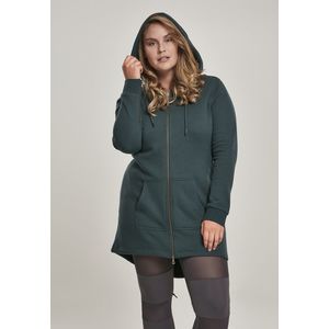 Urban Classics Ladies Sweat Parka bottlegreen - L vyobraziť