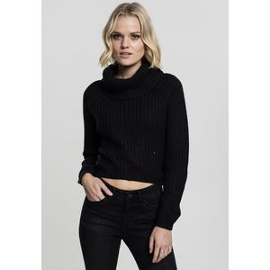Urban Classics Ladies Short Turtleneck Sweater black - XL vyobraziť