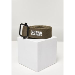 Urban Classics Industrial Canvas Belt 2-Pack black/olive - L/XL vyobraziť