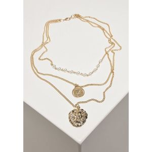Urban Classics Lion Layering Necklace gold - One Size vyobraziť