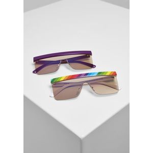 Mister Tee Pride Sunglasses 2-Pack multicolor/lilac - One Size vyobraziť