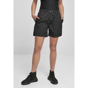 Urban Classics Ladies Crinkle Nylon Shorts black - 3XL vyobraziť