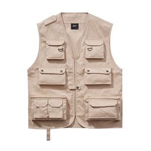 Urban Classics Brandit Hunting Vest beige - 3XL vyobraziť