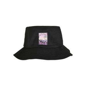 Urban Classics Merchcode Miami Vice Print Bucket Hat black - One Size vyobraziť