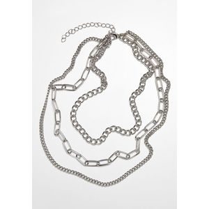 Urban Classics Layering Chain Necklace silver - One Size vyobraziť