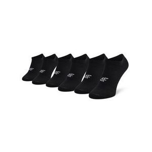 4F Súprava 3 párov detských členkových ponožiek HJL21-JSOM001 Čierna vyobraziť