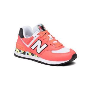 New Balance Sneakersy WL574CU2 Oranžová vyobraziť